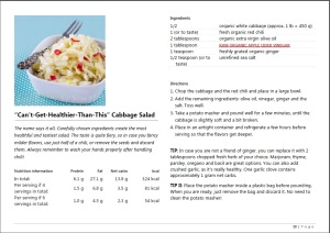 Cant Get Healthier Than This Cabbage Salad; Sneak Peek of Easy Everyday Recipes Book